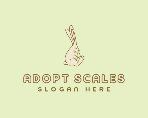 Easter Bunny Egg logo design