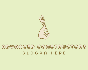 Easter Bunny Egg logo design