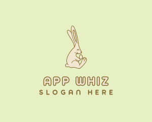 Easter Bunny Egg logo design