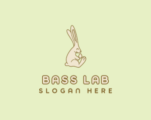 Easter Bunny Egg logo design