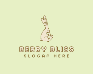 Easter Bunny Egg logo design