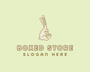 Easter Bunny Egg logo design