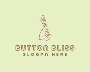 Easter Bunny Egg logo design