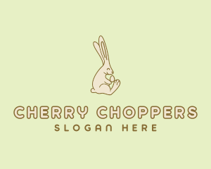 Easter Bunny Egg logo design