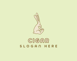 Easter Bunny Egg logo design