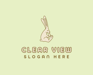 Easter Bunny Egg logo design