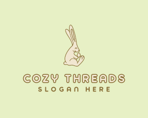 Easter Bunny Egg logo design