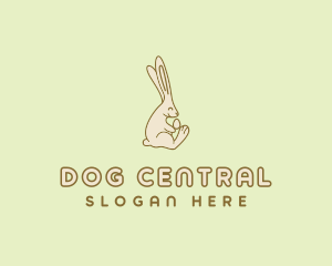 Easter Bunny Egg logo design