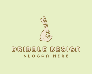 Easter Bunny Egg logo design