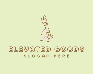 Easter Bunny Egg logo design