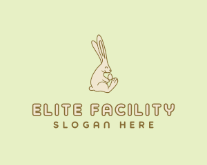 Easter Bunny Egg logo design