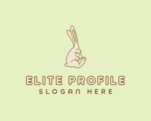 Easter Bunny Egg logo design