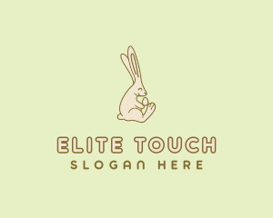 Easter Bunny Egg logo design