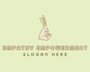 Easter Bunny Egg logo design