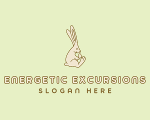 Easter Bunny Egg logo design