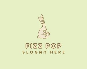 Easter Bunny Egg logo design