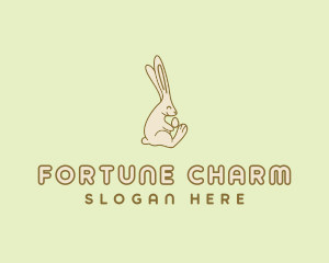 Easter Bunny Egg logo design