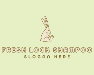 Easter Bunny Egg logo design