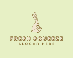 Easter Bunny Egg logo design