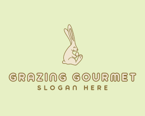 Easter Bunny Egg logo design