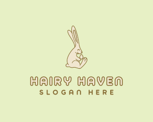 Easter Bunny Egg logo design