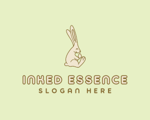 Easter Bunny Egg logo design