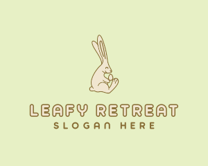 Easter Bunny Egg logo design