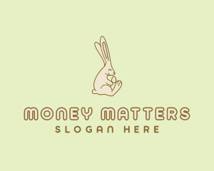 Easter Bunny Egg logo design