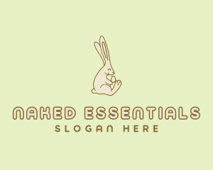 Easter Bunny Egg logo design