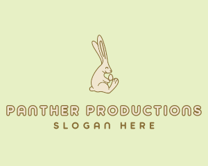 Easter Bunny Egg logo design