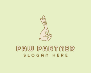 Easter Bunny Egg logo design