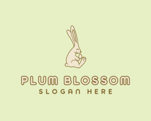 Easter Bunny Egg logo design