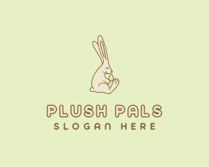 Easter Bunny Egg logo design