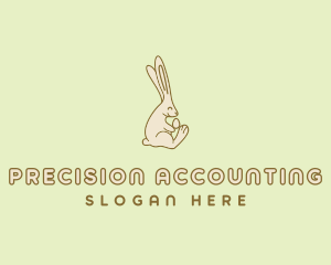 Easter Bunny Egg logo design