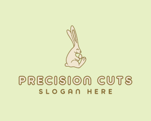 Easter Bunny Egg logo design