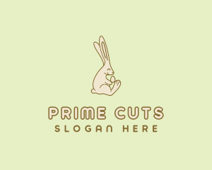 Easter Bunny Egg logo design