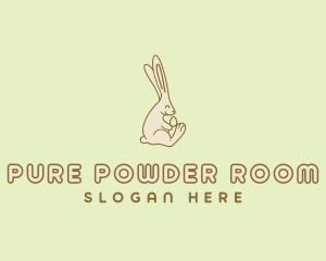 Easter Bunny Egg logo design