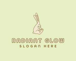 Easter Bunny Egg logo design