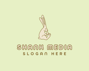 Easter Bunny Egg logo design