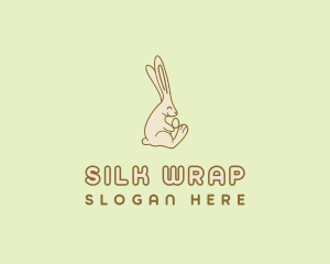 Easter Bunny Egg logo design