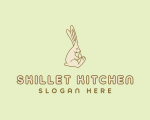 Easter Bunny Egg logo design