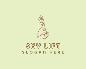 Easter Bunny Egg logo design