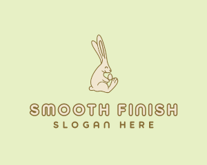 Easter Bunny Egg logo design