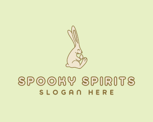 Easter Bunny Egg logo design