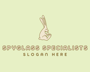 Easter Bunny Egg logo design