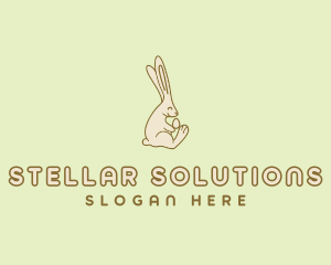 Easter Bunny Egg logo design