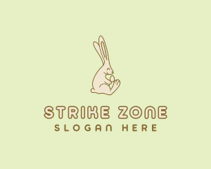 Easter Bunny Egg logo design