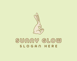 Easter Bunny Egg logo design