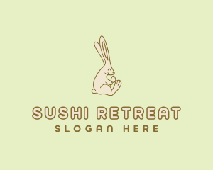 Easter Bunny Egg logo design