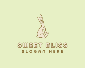 Easter Bunny Egg logo design